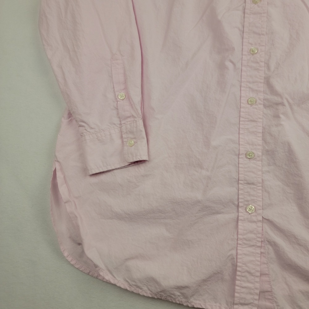 Universal Thread Womens Pink Oversized Fit Cotton Button Down Shirt Size L - Picture 7 of 11